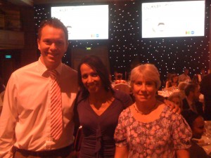 Chickenman, Dame Kelly Holmes & Kate (Chair of Governors)