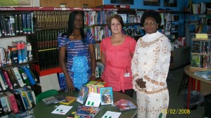 Our school Librarian & our Nigerian guests